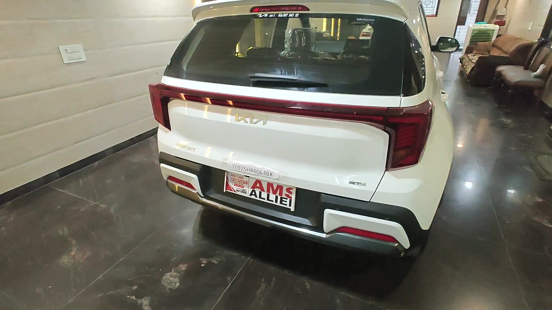 Rear — white unit