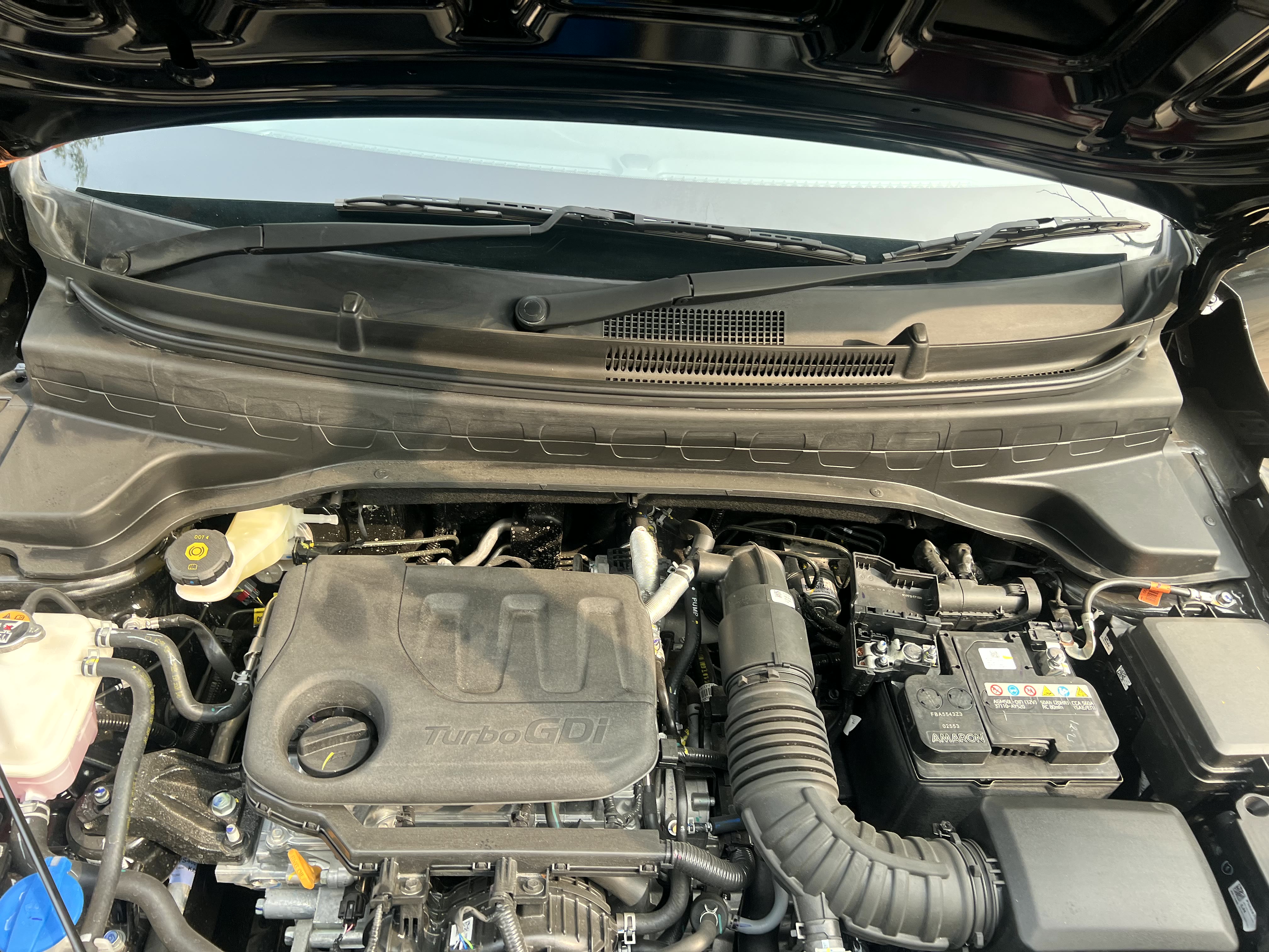 Engine bay, closer view
